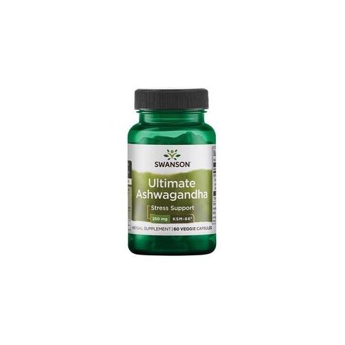 Swanson Ultimate Ashwagandha - KSM-66 250 MG (60 veg.Kapseln)