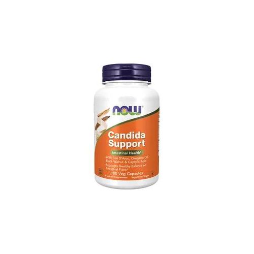 Now Foods Candida Support - Kapsel für gesunde Darmfunktion (180 veg.Kapseln)