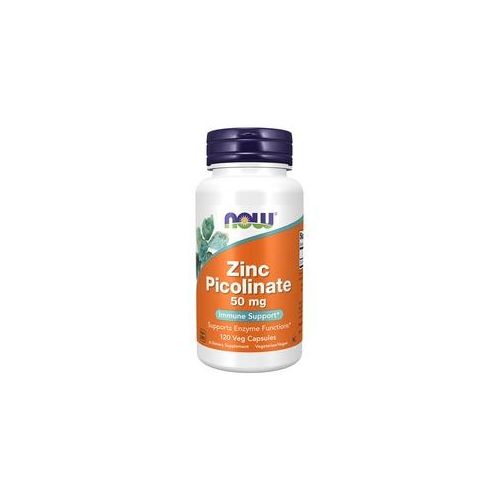 Now Foods Zinc Picolinate 50MG - Zinkpicolinat 50 mg Kapsel (120 Kapseln)