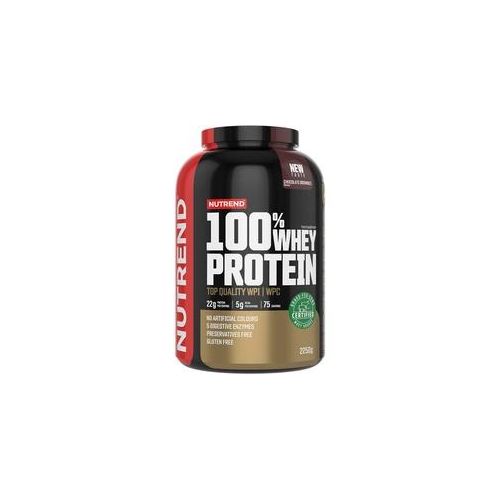 Nutrend 100% Whey Protein (2250 g, Schokoladen Brownie)