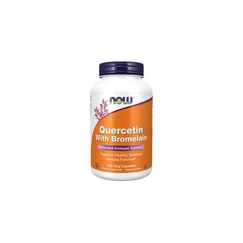 Now Foods Quercetin Kapsel mit Bromelain (240 veg.Kapseln)