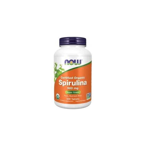 Now Foods Spirulina 500 mg, Organic (500 Tabletten)