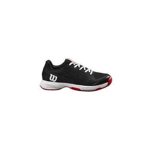 Kinder Tennisschuhe Wilson Rush Pro JR L Black/Wilson Red EUR 37 1/3 - Schwarz