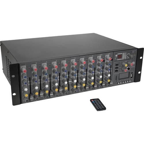 Omnitronic RM-1422FXA 2x 400 W Powermixer Kanäle:12 USB-Anschluss