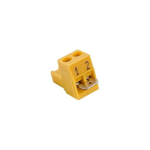 Wolf Gegenstecker gelb 2-polig 274433299 mit Brücke, für WRS