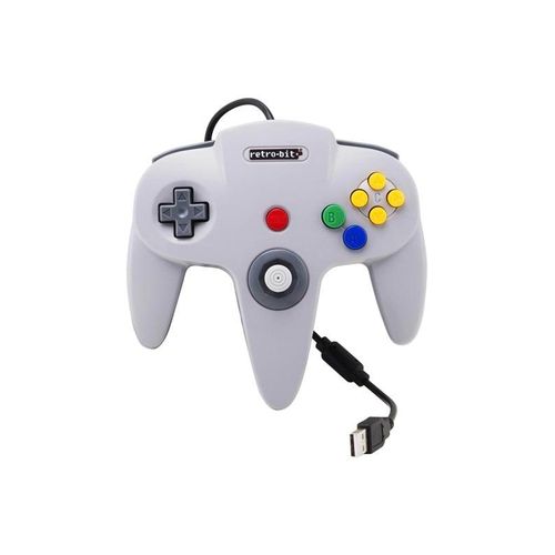 Retro-Bit Classic 64-Bit Controller USB - Grey - Wired Controller - PC