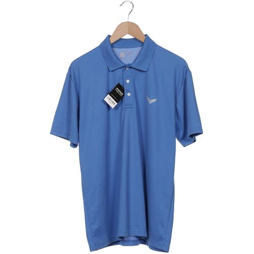 Trigema Herren Poloshirt, blau, Gr. 54