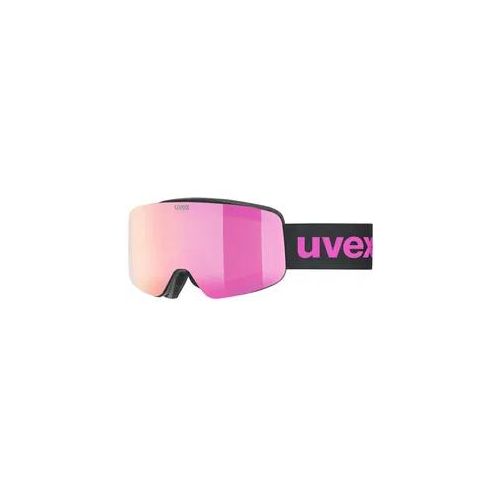 UVEX Ski-/Snowboardbrille PWDR FM - Ki., black matt/pink-clear