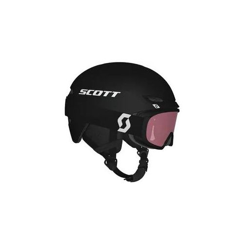 SCOTT Combo Hlmt Keeper 2+Goggle Jr Witty - Ki., stealth black 6515 (M (53-56cm))