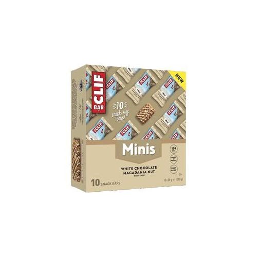 Clif Bar MINI White Chocolat Mac.Nut Energieriegel - 1 Karton = 10 Stück á 28g