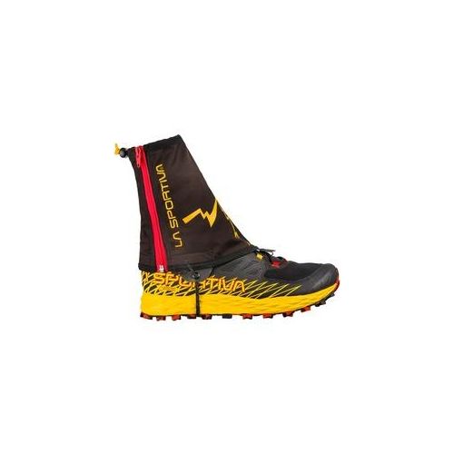 LA SPORTIVA Winter Running Gaiter - Uni., black/yellow (L)