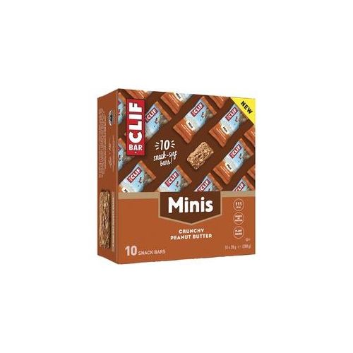 Clif Bar MINI Crunchy Peanut Butter Energieriegel - 1 Karton = 10 Stück á 28g