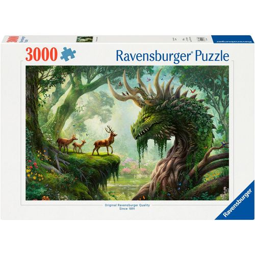 Puzzle RAVENSBURGER "Der Walddrache erwacht" Puzzles bunt Kinder Made in Germany, FSC - schützt Wald weltweit