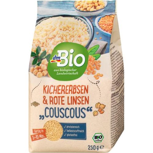 dmBio Couscous, Kichererbsen & Rote Linsen (250 g)