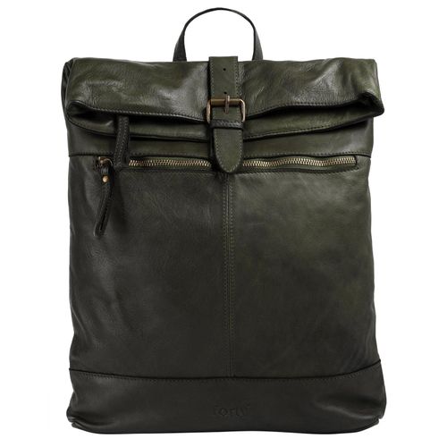 forty° Tagesrucksack, echt Leder, Made in Italy
