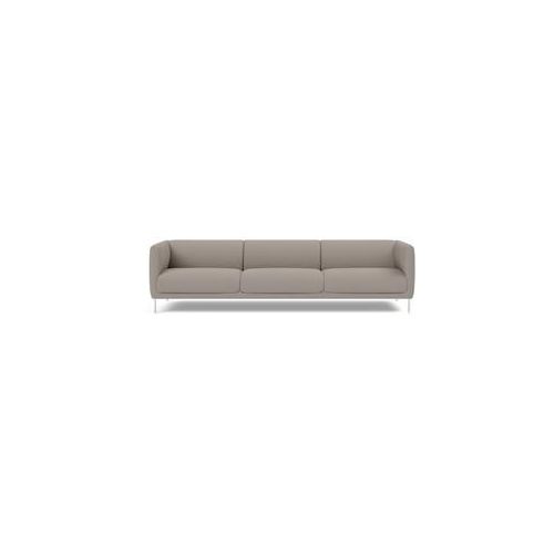 Konami Sofa 3-Sitzer, brushed steel / sisu 0125