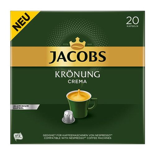 Jacobs KrÃ¶nung Crema, 20 Kapseln