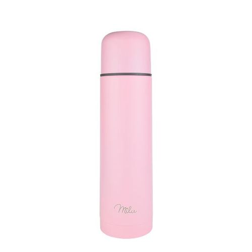 Milu Thermoskanne, Edelstahl Rosa, 1000ml