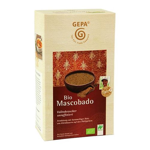 GEPA Bio Mascobado Vollrohrzucker, 1000 g