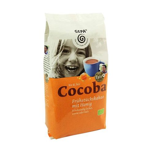 GEPA Bio Cocoba FrÃ¼hstÃ¼ckskakao mit Honig, 400 g