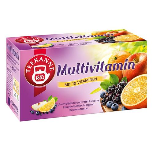 Teekanne Multivitamin mit 10 Vitaminen