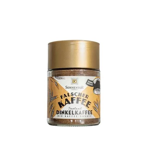 Sonnentor "Falscher Kaffee Dinkelkaffee" Bio-Getreidekaffee Instant, 50g