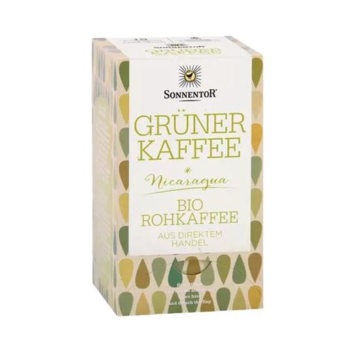 Sonnentor "GrÃ¼ner Kaffee" Bio-Rohkaffee Direkthandel, 18 Teebeutel