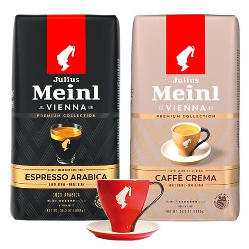 Julius Meinl Â»Wiener KaffeehausmomenteÂ« Probierpaket mit Tasse, 2kg