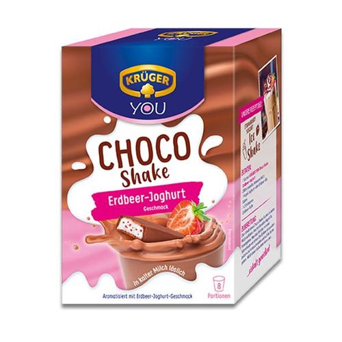 KrÃ¼ger Choco Shake Erdbeer-Joghurt, 144g