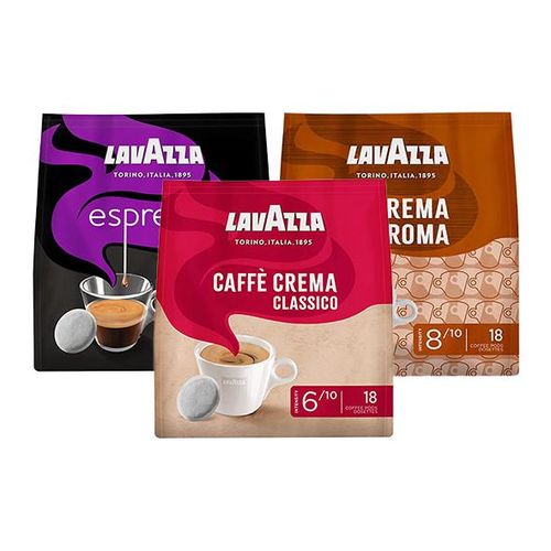 Lavazza Kaffeepads Probierpaket, 54 Kaffeepads