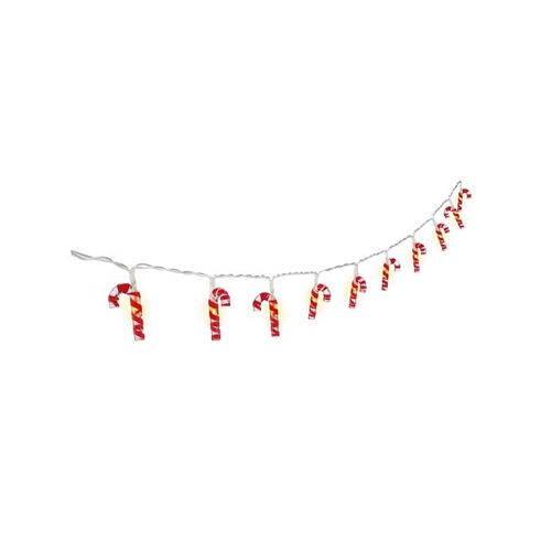 Goobay String Light "Candy Canes" with 10 LEDs