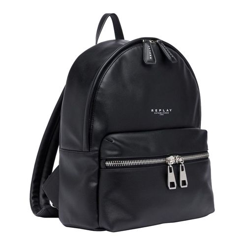 REPLAY Freizeitrucksack Rucksack Backpack Black schwarz