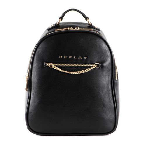 REPLAY Freizeitrucksack Rucksack Backpack Black schwarz