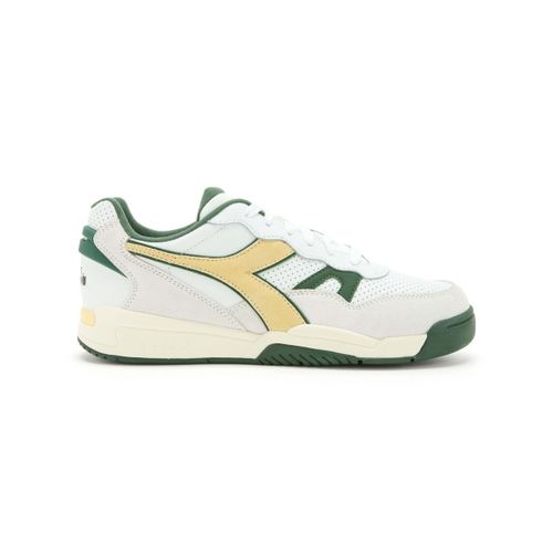 Schuhe Diadora 179583 Weiß Grün Haut
