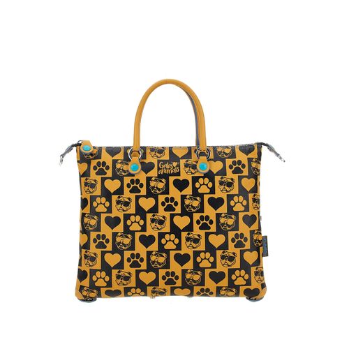 Schultertasche Gabs G3 Plus M Dogs Senf