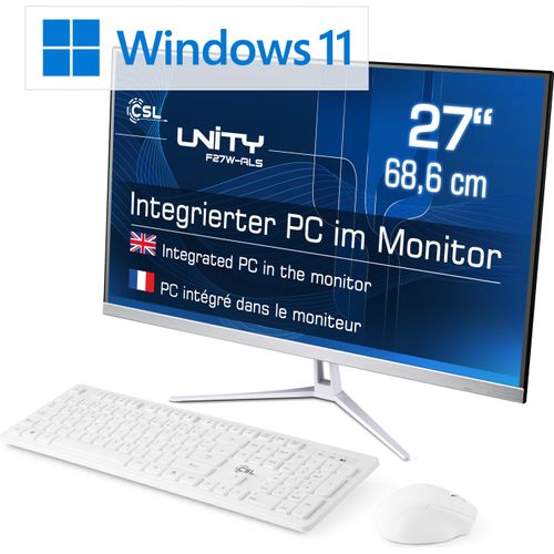 All-in-One-PC CSL Unity F27W-ALS / 512 GB / 8 GB RAM / Win 11 Home
