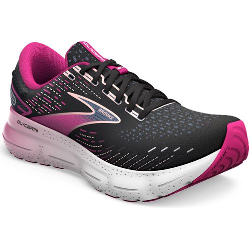 Brooks Glycerin 20 Black/Fuchsia/Linen 45