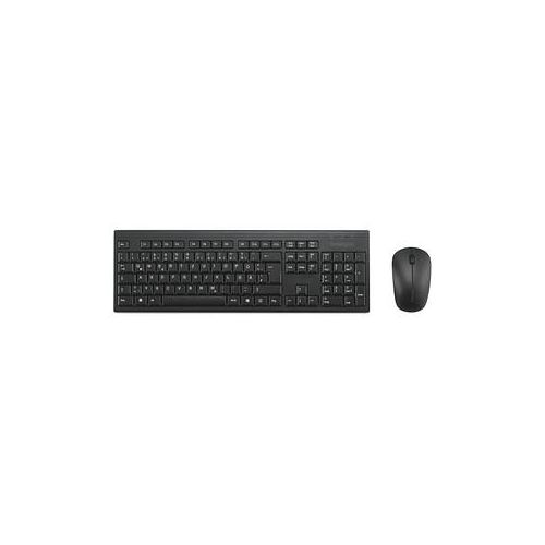 Kensington KM150 EQ Tastatur-Maus-Set kabellos schwarz