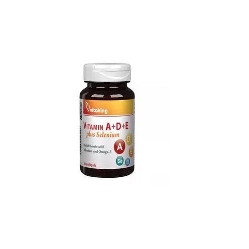 Vitaking Vitamin A+D+E plus Selenium (30 Weichkapseln)