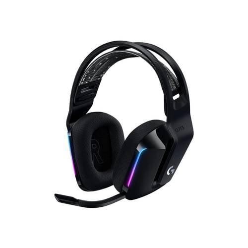 Logitech Gaming G733 LIGHTSPEED Gaming On Ear Headset Funk 7.1 Surround Schwarz Lautstärkeregelung