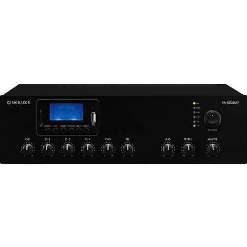 Monacor PA-803DAP ELA-Verstärker 30 W 1-Kanal 1-Zonen