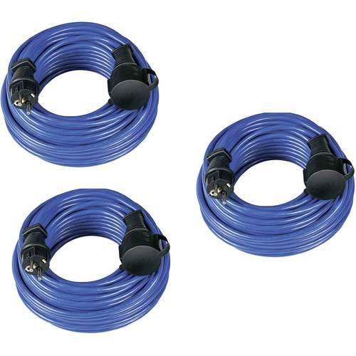 Brennenstuhl 1169810-3 Strom Verlängerungskabel Blau 10.00 m N05V3V3-F 3G 1,5 mm²