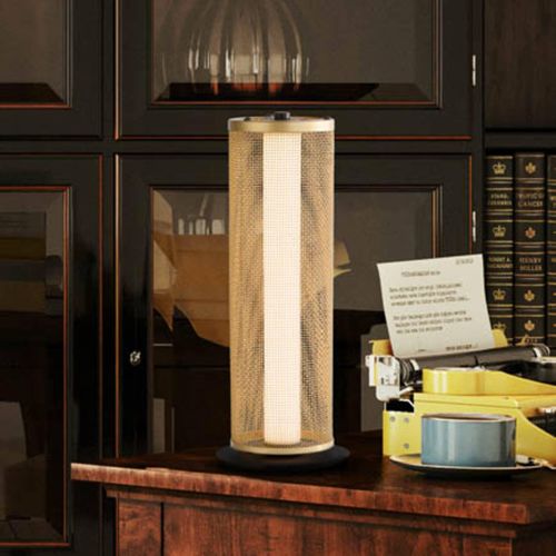 LED-Tischleuchte Thread, goldfarben, 3-step-dimmbar, Stahl
