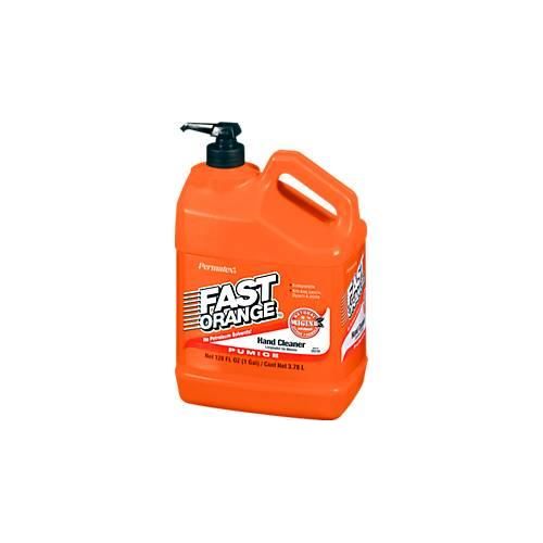 Handwaschpaste FAST ORANGE®, mit Zitrusduft & Aloe-Vera, hautpflegend, biologisch abbaubar, 3,8 l in Pumpflasche