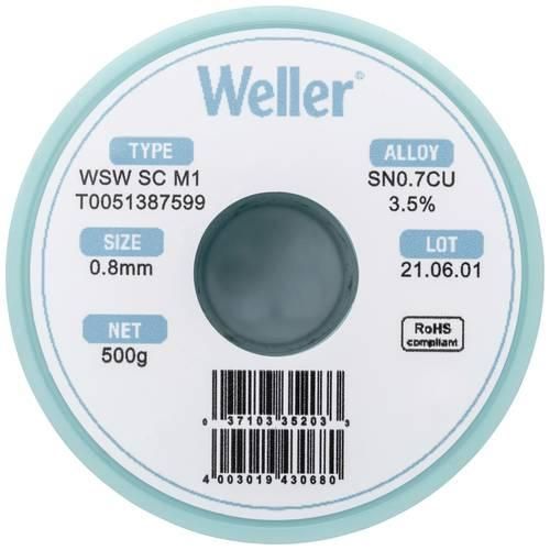 Weller WSW SC M1 Lötzinn, bleifrei Spule Sn0,7Cu 500 g 0.8 mm