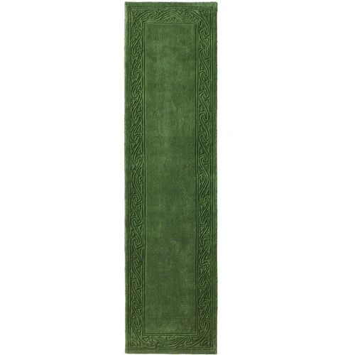 Teppich HEINE HOME Gr. 1, grün, B:70cm H:20mm L:140cm, Wolle, Teppiche