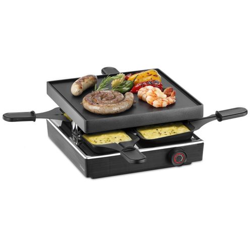 Trisa Raclette »Style 4«, 4 St. Raclettepfännchen, 750 W