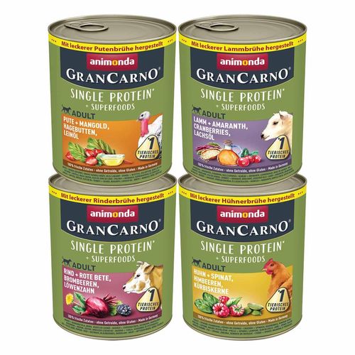 animonda GranCarno superfoods Mixpaket 24x800g