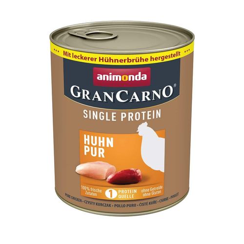 animonda GranCarno single protein Huhn pur 24x800g