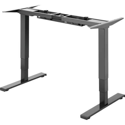 SpeaKa Professional Sitz-/Steh-Schreibtischgestell höhenverstellbar Höhen-Bereich: 620 bis 1280 mm (B x T) 1700 mm x 650 mm Schwarz SP-SDF-500 SP-9414648